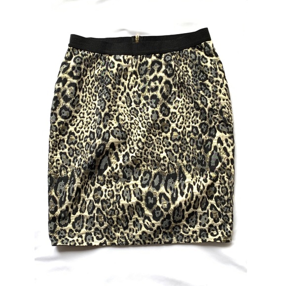 Anthropologie Dresses & Skirts - Weston Wear Metallic Leopard Skirt